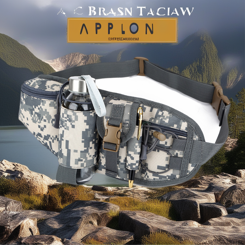 Aplon Camo Tactical Outdoor Multi-Purpose Sports Waist Bag - Anti-Splashing & Crossbody Design