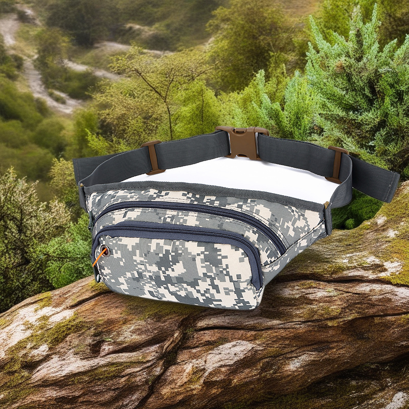 Aplon Camo Outdoor Sports Waist Bag - Running & Music Ready, Compact & Stylish Men's Backpack