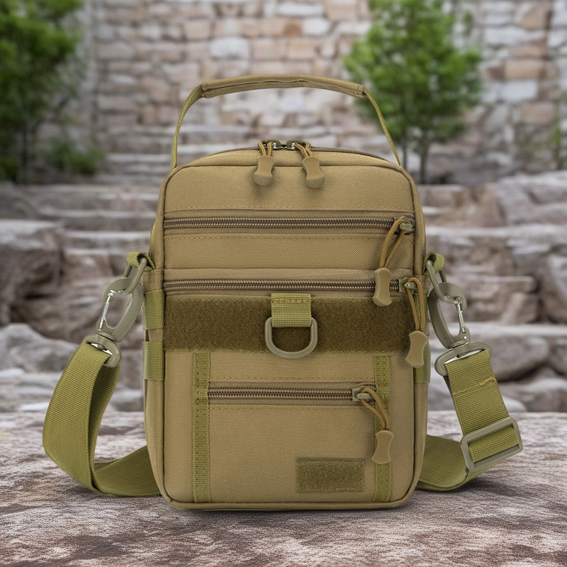 Camo Multi-Purpose Tactical Shoulder Bag - Large Capacity, Outdoor Sports & Mountaineering