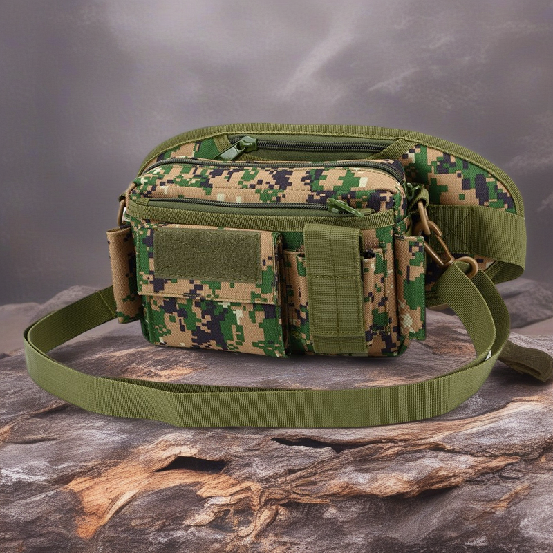 Camo Tactical 3-in-1 Detachable Waist Bag - Outdoor Adventure & Sports Essential