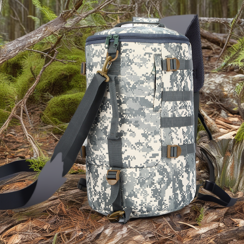 Aplon Camo Explorer Large Capacity Outdoor Backpack - Versatile Bucket Bag for Travel & Adventure