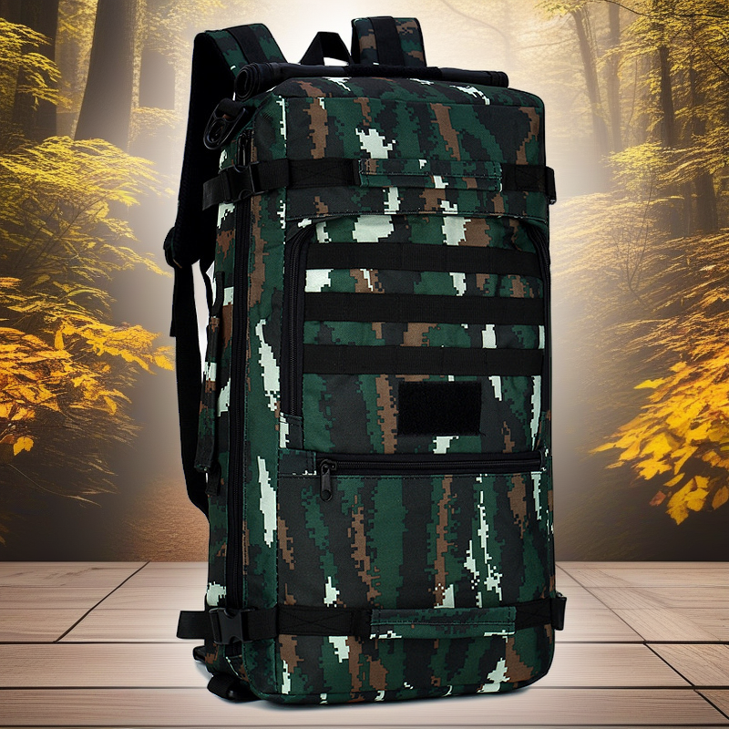 Camo Adventure Backpack: Large Capacity Outdoor Sports Bag for Men and Women