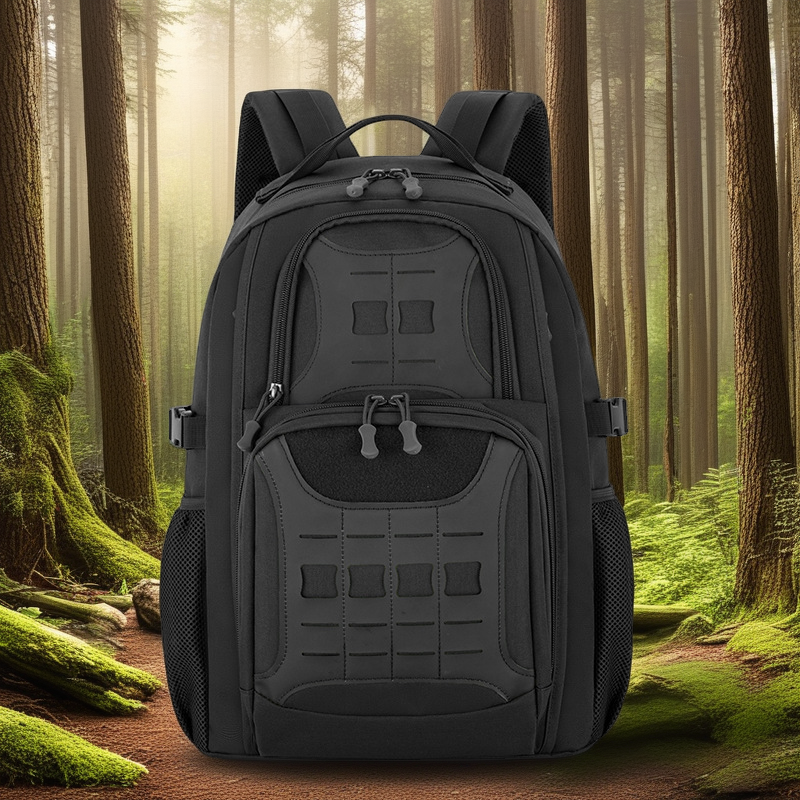 CamoTrek Tactical Camouflage Backpack - Multifunctional Large Capacity for Outdoor Mountaineering, Hiking & Camping