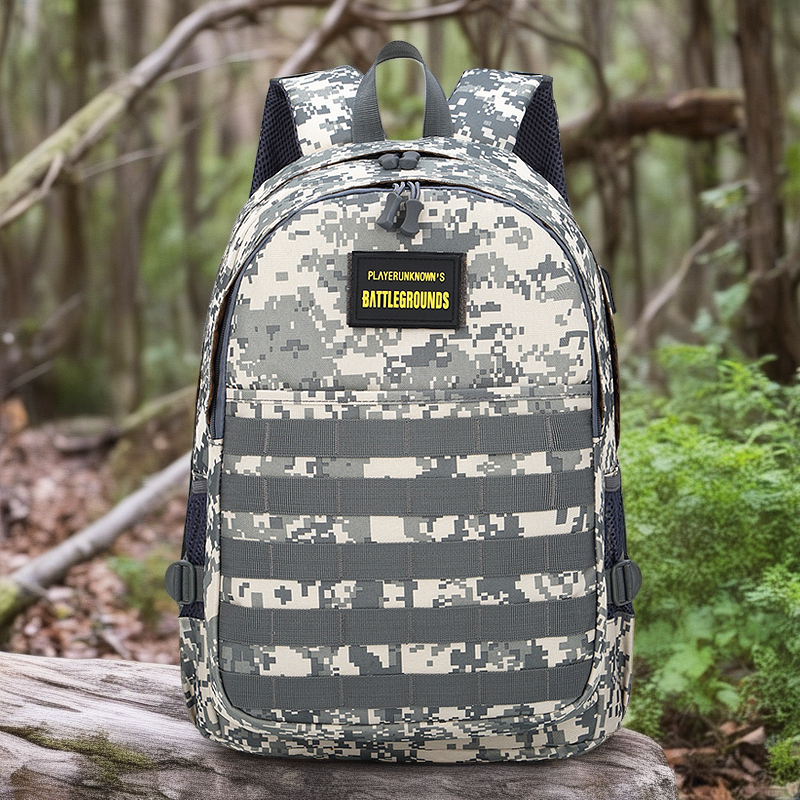 Camo Class III Outdoor Survival Backpack for Students and Camping Enthusiasts