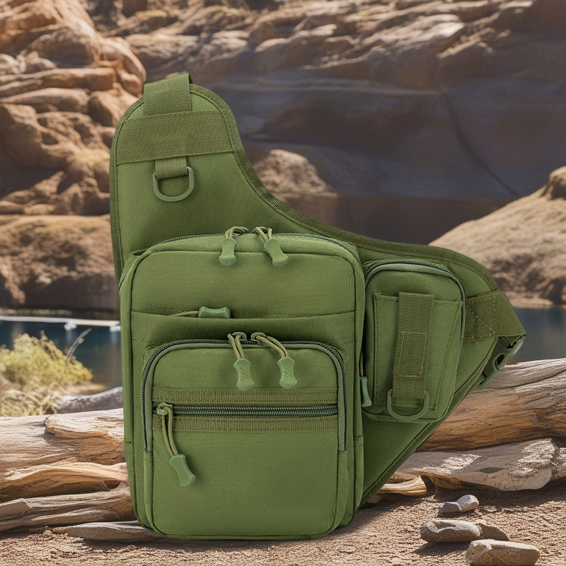 Camo Outdoor Tactical Saddle Leg Bag - Multifunctional Crossbody Bag for Travel, Sports, and Fishing