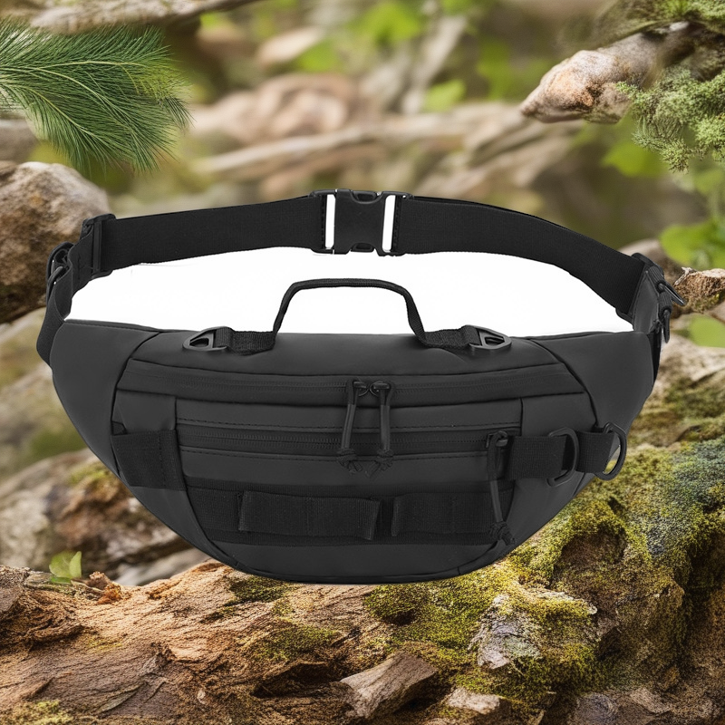 Camo Outdoor Sports Luya Waist Bag - Waterproof & Durable Crossbody Chest Pack for Men